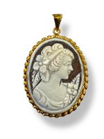 Pendente Mandile 1922 Donna Cammei  in Argento Conchiglia 2MCICM11 - 2MCICM11